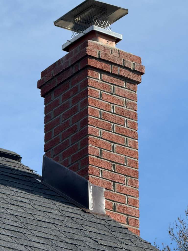 Chimney work on a New Jersey home