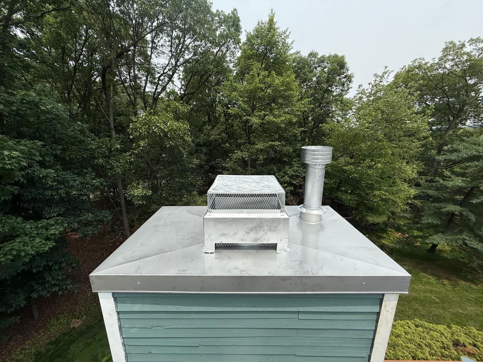Chimney installation detail
