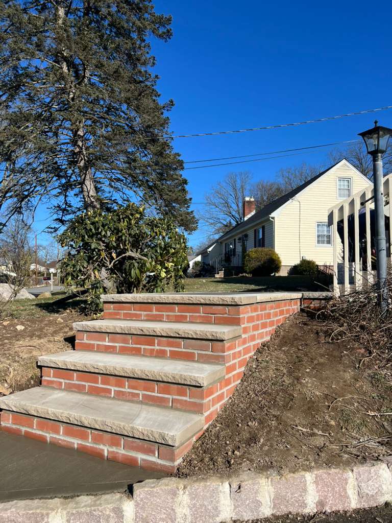 Masonry detail on a residential home