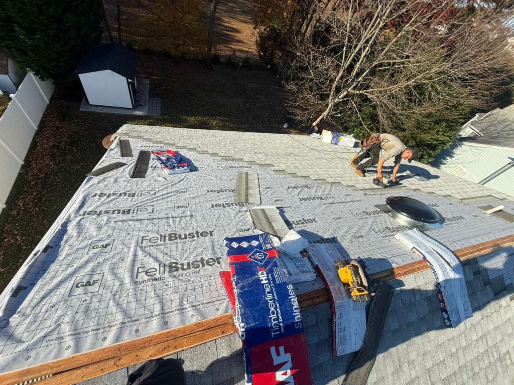 New roof nearing completion